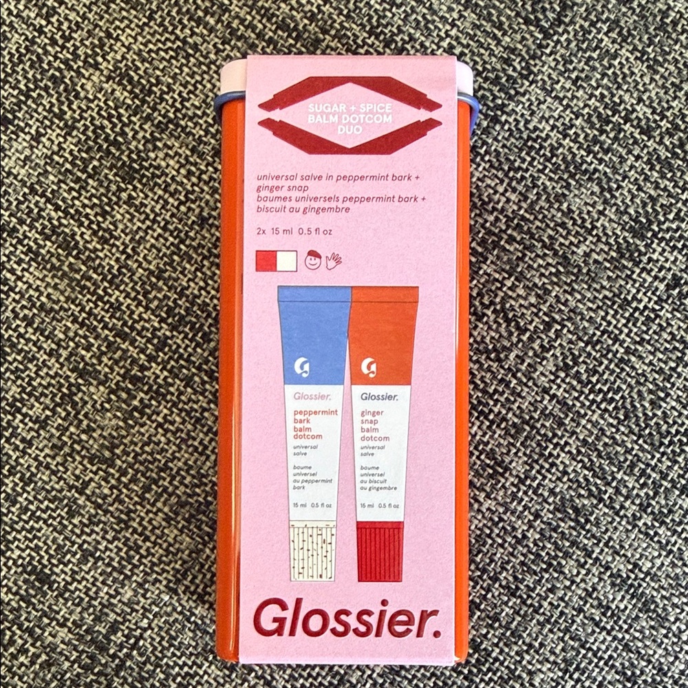 Glossier Sugar + Spice Balm Dotcom Duo NIP